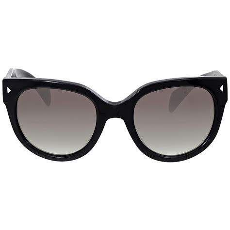 prada 17os swing|Prada Swing Cat Eye Grey Sunglasses 17OS.